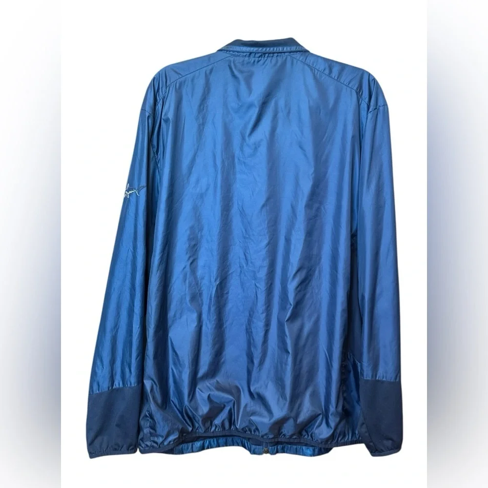 Greg Norman For Tasso Elba HydroTech Full Zip Blue Jacket XL